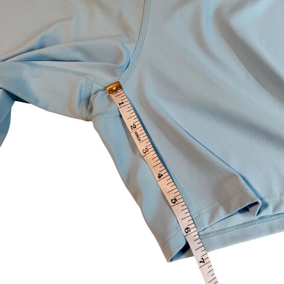 High-Rise 7" Inseam Blue Bike Shorts By All In Motion XL Breathable and moisture - Picture 8 of 9